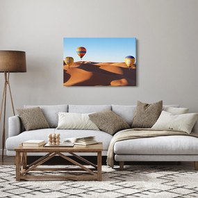 Kép - Repülő léggömbök a pusztában (90x60 cm)