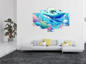 Kép – Víz alatti világ (150x105 cm)