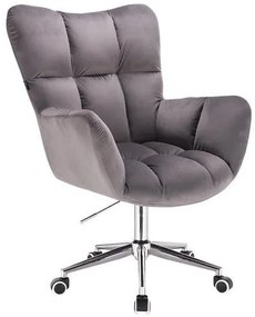 HR650K Grafit modern velúr szék