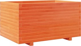 vidaXL viaszbarna tömör fenyőfa kerti virágláda 90 x 60 x 49,5 cm