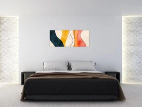 Kép - Minimalista színes illusztráció II. (120x50 cm)