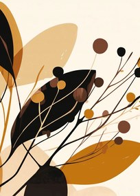 Poszter 50x70cm Őszi sziluettek