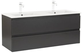 Vario Forte 120 alsó szekrény mosdóval antracit-antracit