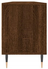 barna tölgy színű szerelt fa TV-szekrény 150 x 30 x 44,5 cm