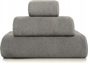 MrTowel Waffle Lux Törölköző 50x100 cm, 550g/m2, Acélszürke