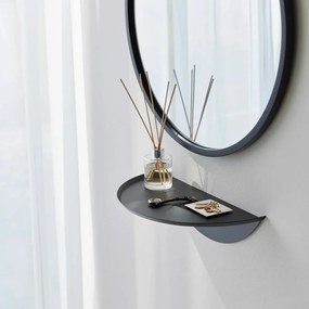 Fekete fém fali polc 40 cm Tower – YAMAZAKI