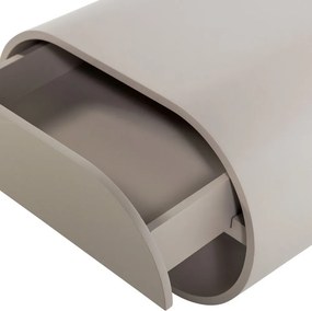 Szürkésbézs többszintes fali polc 39 cm Momo – WOOOD