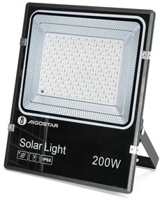 Aigostar - LED RGB állítható szolár reflektor LED/200W/3,2V IP66 + DO