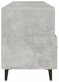 betonszürke szerelt fa TV-szekrény 102 x 35 x 50 cm