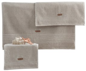 Törölköző Szett (3 db) Wellness - Bézs