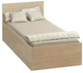 Egyszemélyes ágy 90 cm Discutibles (szonoma tölgy) (ágyráccsal) (tárolóhellyel). 1116312