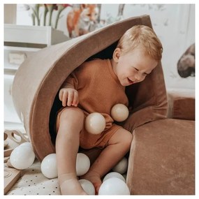 Barna kordbársony habszivacs játszótér 5 db-os magasság 30 cm 250x45 cm Montessori – Meowbaby