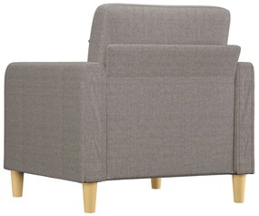 tópszínű szövet kanapéfotel 60 cm