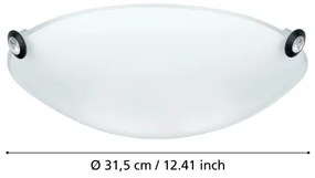 Eglo 93624 - LED Mennyezeti lámpa CAFIERA LED/12W/230V