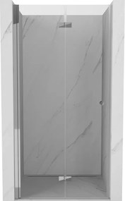 Mexen Mist-F összecsukható zuhanyajtó balos 90 cm, átlátszó, króm - 8A6-090-000-01-00-L
