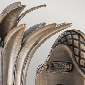 Hinkley HK-PLANTATION-S-BU - Kültéri lámpa PLANTATION 1xE27/40W/230V IP44 bronz