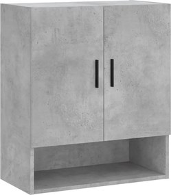 vidaXL betonszürke szerelt fa faliszekrény 60 x 31 x 70 cm
