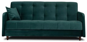 Sofa TIVOLI Zielona Welurowa