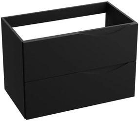 LaVita Kolorado szekrény 80.5x46x54.2 cm Függesztett, mosdó alatti fekete 5900378324737