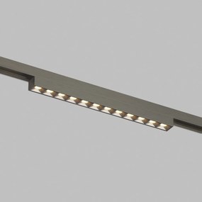 DK/EU-5771-DN Shine Track light, GRILL 3000 series, L231*W19*H27, LED, 48V DC, 10W, RA≥90, 3000K, IP20, dark nickel color, aluminum — DK/EU-5771-DN