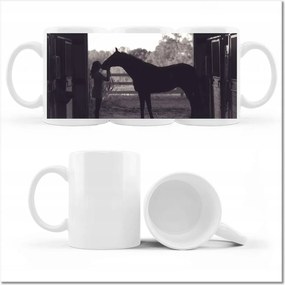 Fényképes bögre Ló Lovak Lovaglás