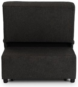 Ágyazható Fotel Fekete Színben. IBERIS 80 cm