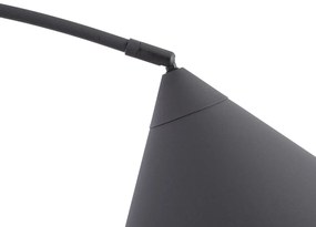 Retro állólámpa fekete, fehér belsővel - Triangolo