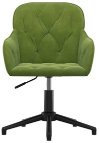 2 db világoszöld bársony forgó étkezőszék