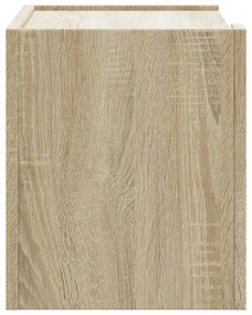 2 db sonoma tölgy színű fali éjjeliszekrény 45 x 30 x 35 cm