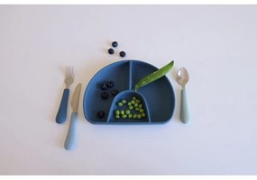 Zöld-kék szilikon gyerek evőeszköz szett 3 db-os Ocean Mix – Cam Cam Copenhagen