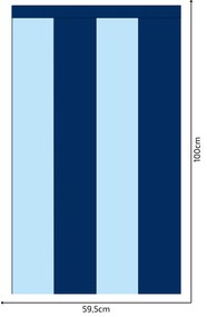 PIPPER. Textil öntapadó tapéta - Egy téglalap - Sötétkék színű Méret: 80cm, Szín: Sápadt