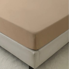 Mikroszálas lepedő MICROVELLE bézs 90x200 cm