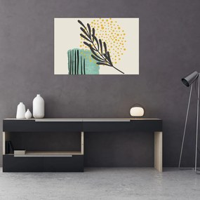 Kép - Absztrakt lapok N⁰3 (90x60 cm)