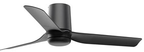 FARO 33834-Mennyezeti ventilátor MINI PUNT TUB S fekete átm. 90 cm + távirányítás