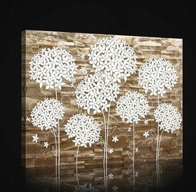 Vászonkép a konyhába, vászonkép virágok 100x75