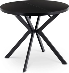 Stół LUGO Rozkładany 90-190 cm Czarny