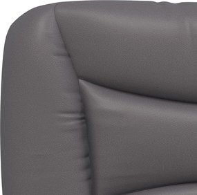 szürke műbőr fejtámla párna Hvar 200 cm