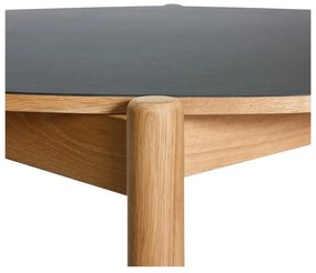 Tölgyfa kerek étkezőasztal ø 115 cm Oblique – Hübsch