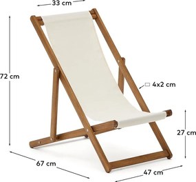 Kerti gyerek napozóágy Adredna – Kave Home