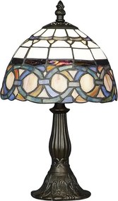 PREZENT TIFFANY 81 Bronz Színű Asztali Lámpa 1xE14 40W IP20