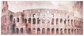 Kép - Vintage képeslap a városról N⁰2 (120x50 cm)