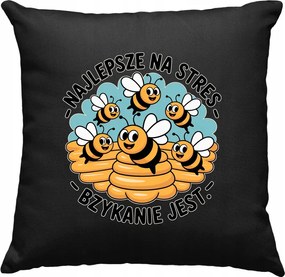 Méhecske párna méhecske mém vicc 2 fekete