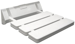 Aqualine - Összecsukható zuhanyülőke 32x32,8 cm, fehér