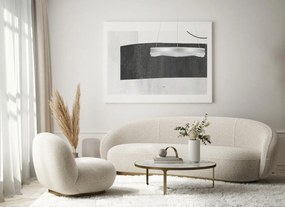 Italux glamour modern függeszték morte ezüst itxpnd-34535-m-silv