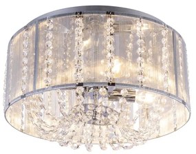 Globo 15091D - Kristály mennyezeti lámpa WALLA 4xE14/40W/230V