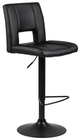 Sylvia fekete bárszék állítható magasággal - Actona