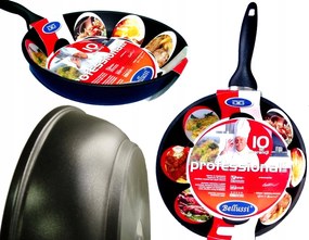 Teflon Serpenyő 28CM Bellussi Hagyományos Zsírmentes Gránit Alucook