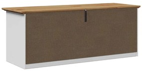 előszobapad BODO&quot; fehér és barna 114x40x45 cm&quot;