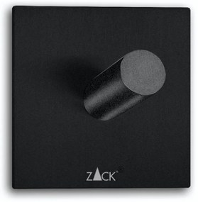 DUPLO törölközőtartó akasztó, szögletes, fekete - ZACK