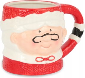 Nagy Karácsonyi Mikulás Bögre Ajándék Kávé Kerámia Jumbo 500 ml